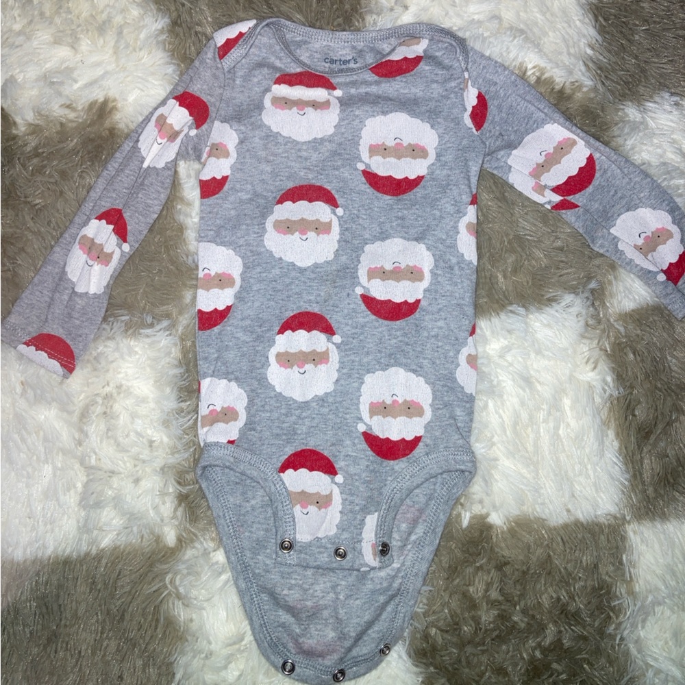 Santa Claus Gray Kids Pajamas